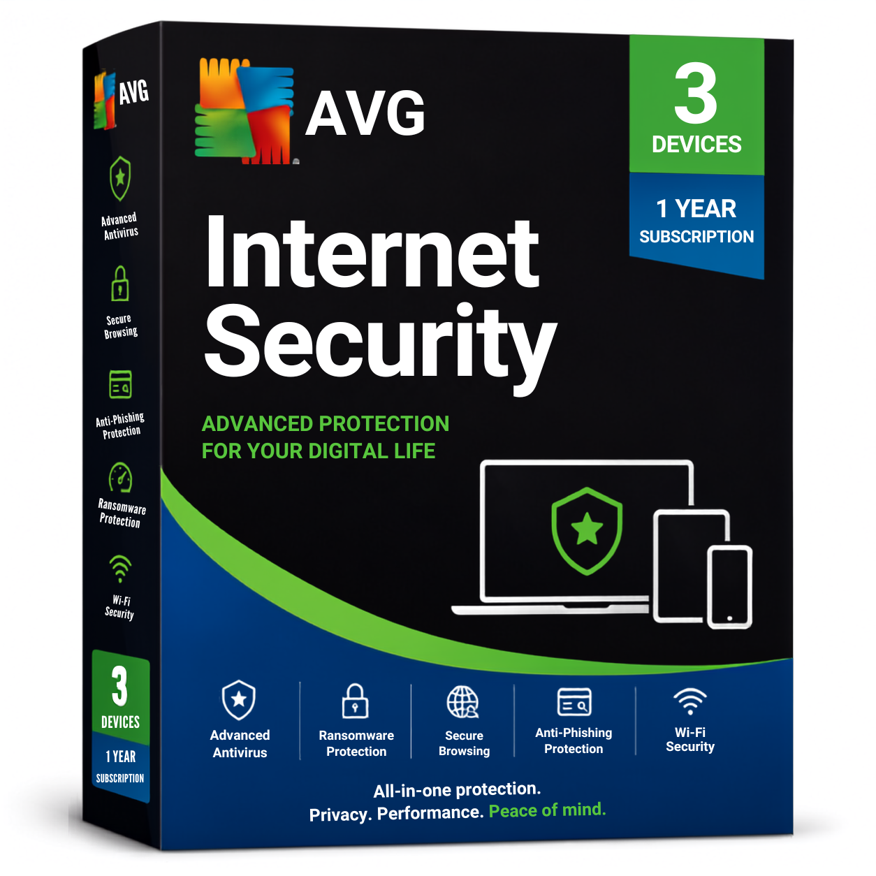 AVG Internet Security — AVG antivirus plan box art